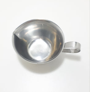 Vintage Stainless Steel Creamer / Milk Jug With Flared Rim
