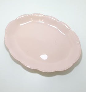 Large Vintage 1940 – 1950 Ceramic J & G Meakin Rosa Pattern Serving Platter