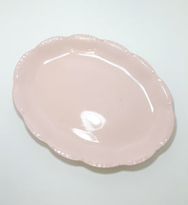 Large Vintage 1940 – 1950 Ceramic J & G Meakin Rosa Pattern Serving Platter