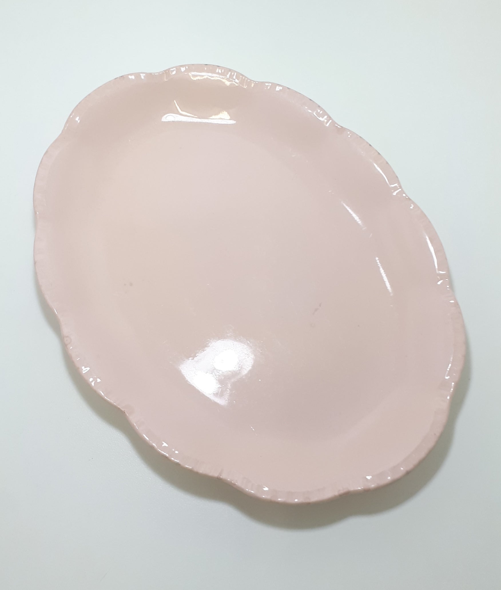 Large Vintage 1940 – 1950 Ceramic J & G Meakin Rosa Pattern Serving Platter