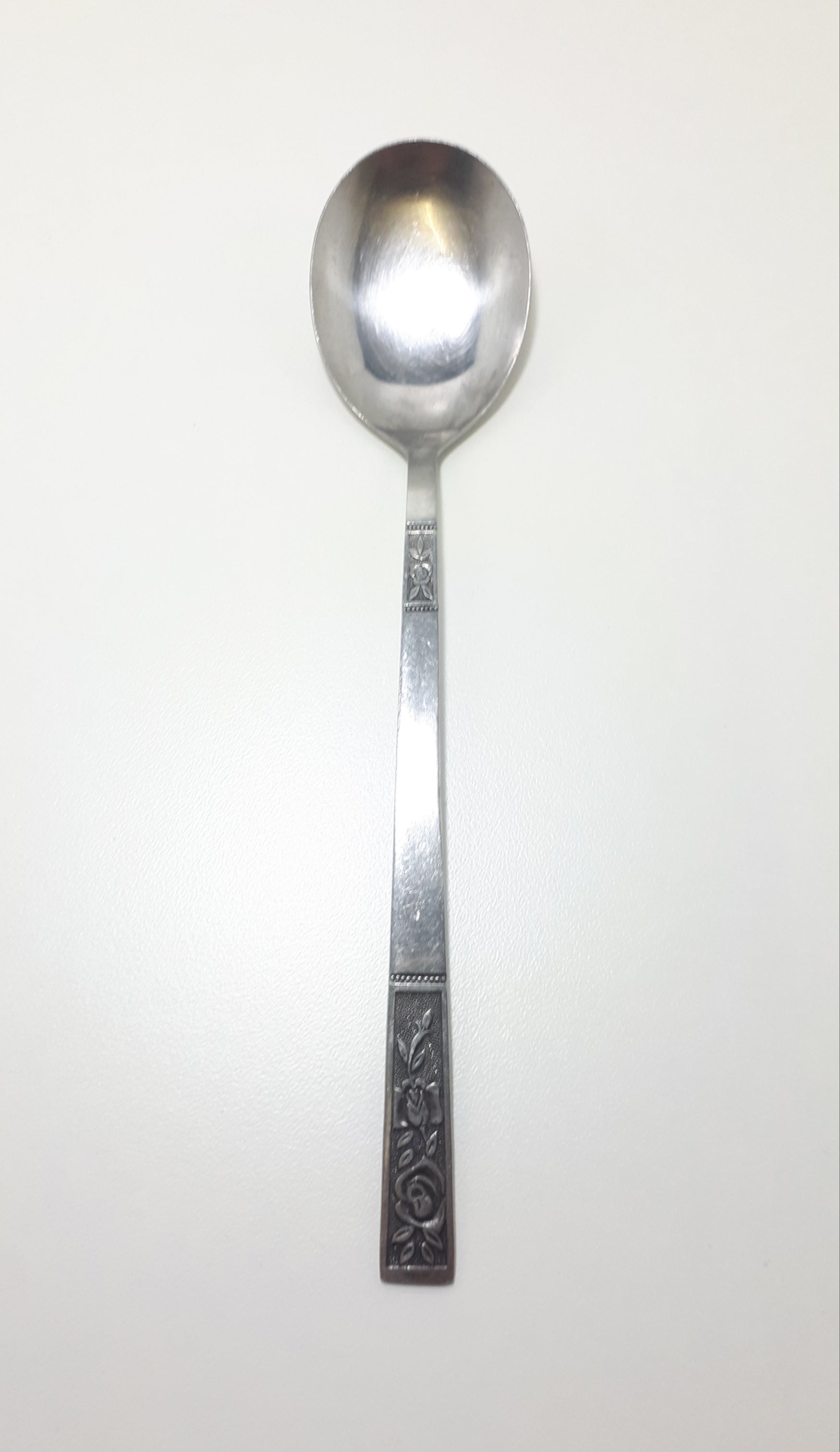 Vintage Japanese Stainless Steel Serving Spoon