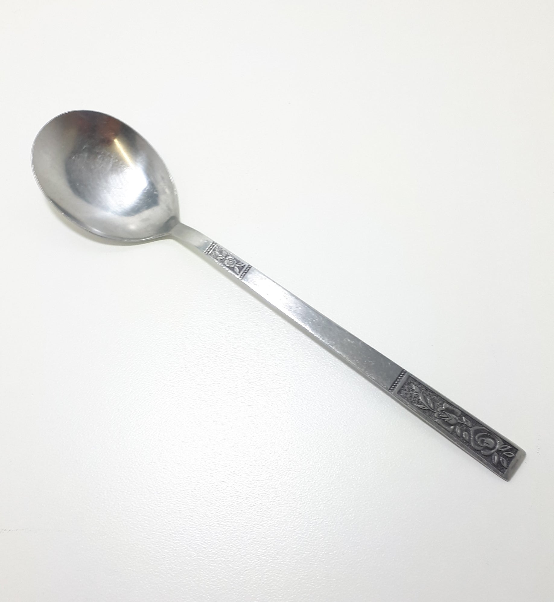 Vintage Japanese Stainless Steel Serving Spoon