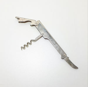 Stainless Steel Sommelier / Waiter’s Friend Combination Corkscrew & Bottle Opener