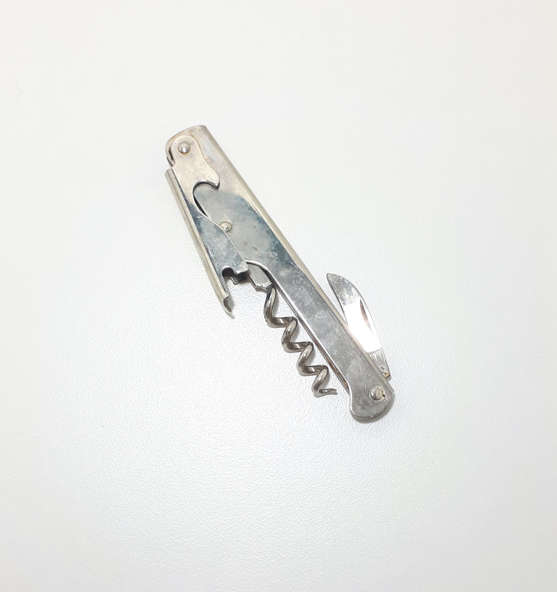 Stainless Steel Sommelier / Waiter’s Friend Combination Corkscrew & Bottle Opener
