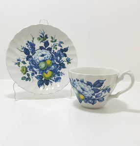 Myott England Tea Duo – Cup & Saucer – Claremont Pattern