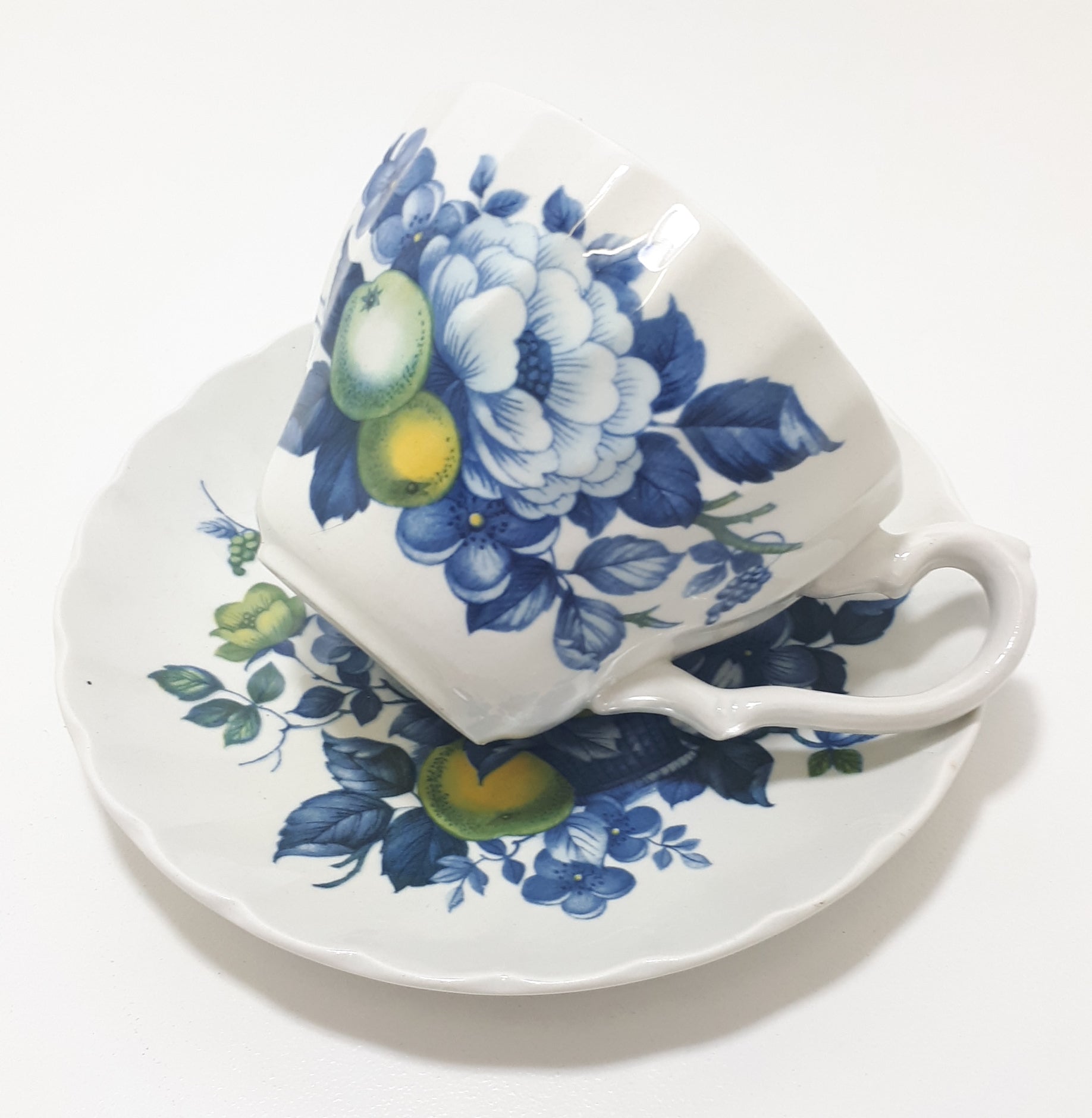 Myott England Tea Duo – Cup & Saucer – Claremont Pattern