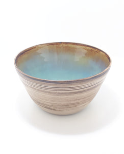 Beautiful Decorative Turquoise Fine Studio Pottery Ceramic Bowl