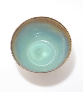Beautiful Decorative Turquoise Fine Studio Pottery Ceramic Bowl