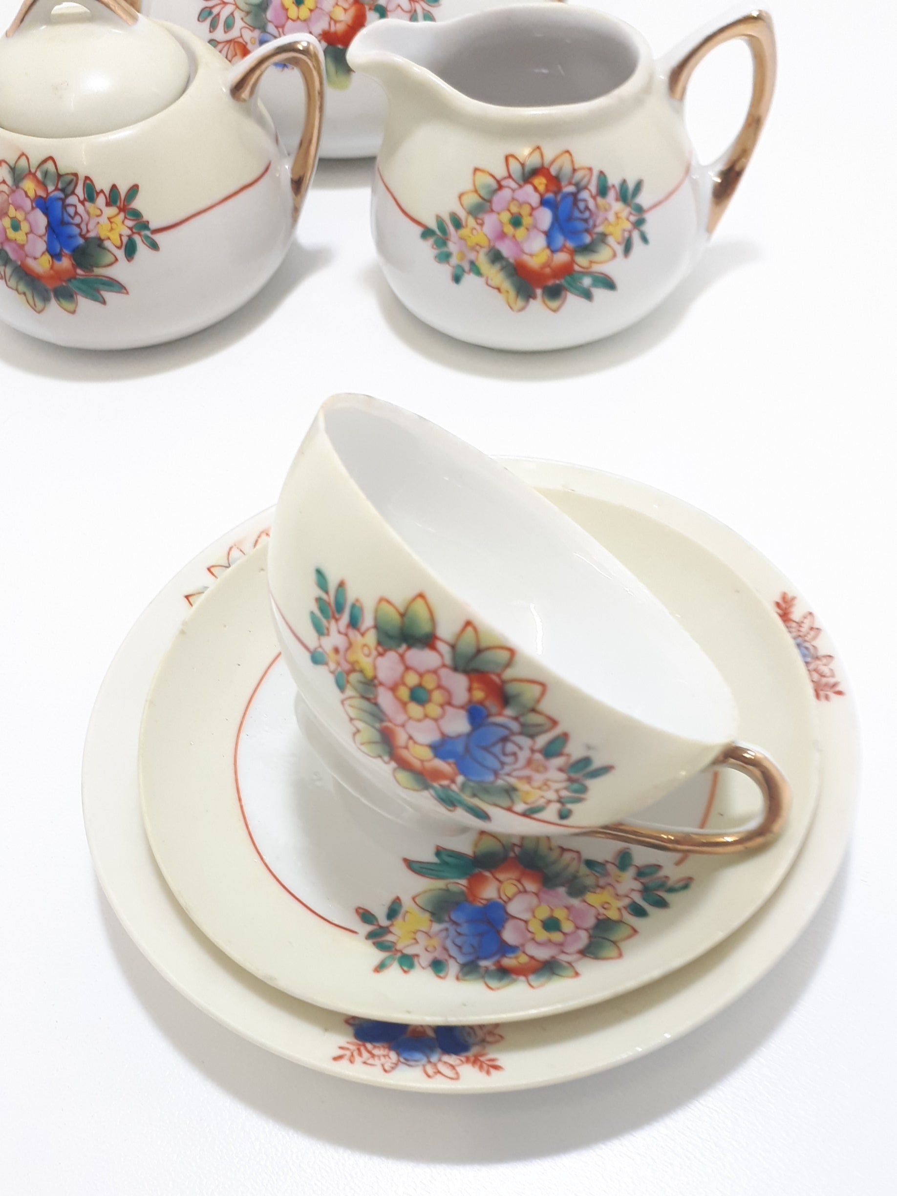Vintage Children’s Fine Porcelain Tea Set