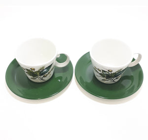 Retro Vintage 1970’s Wood & Sons Alpine Ironstone Set Of 2 Tea Duos (Cup & Saucer)  – Sherwood Pattern