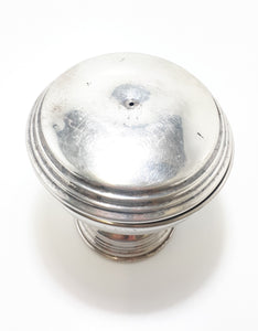 1920’s Antique Silver Plated & Lidded Pedestal Condiment Or Sweets Bowl