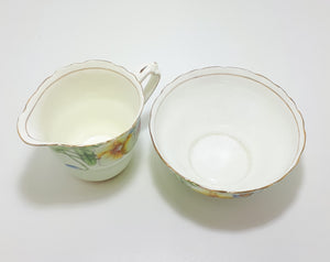 Paragon China Creamer / Milk Jug & Open Sugar Bowl – Pattern Unknown