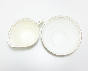 Paragon China Creamer / Milk Jug & Open Sugar Bowl – Pattern Unknown
