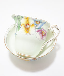 Paragon China Creamer / Milk Jug & Open Sugar Bowl – Pattern Unknown