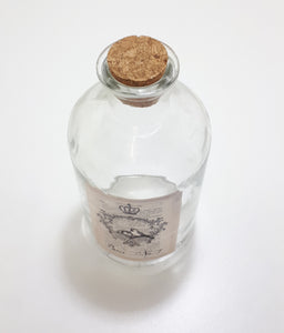 Decorative Bottle With Cork Stopper
