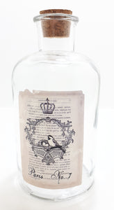 Decorative Bottle With Cork Stopper