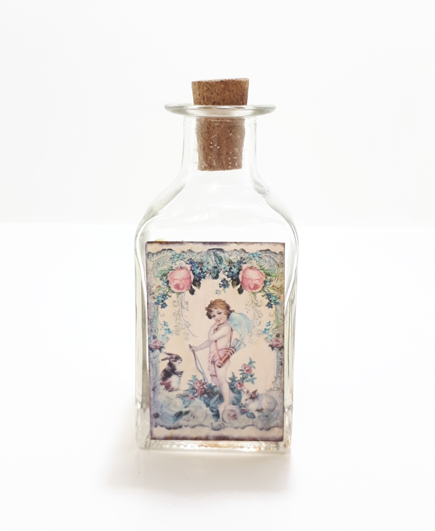 Decorative Bottle With Cork Stopper