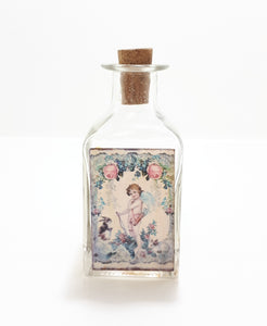 Decorative Bottle With Cork Stopper
