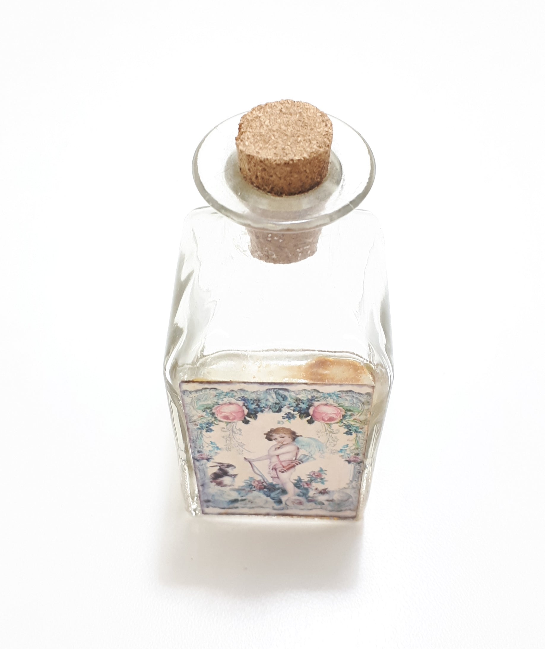 Decorative Bottle With Cork Stopper