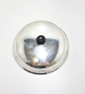 Antique Silver Plated Dome Shaped Lid With Black Bakelite Finial