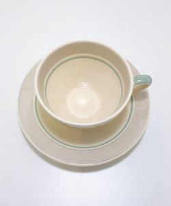 Susie Cooper Tea Duo (Cup & Saucer) –Tiger Lily Pattern