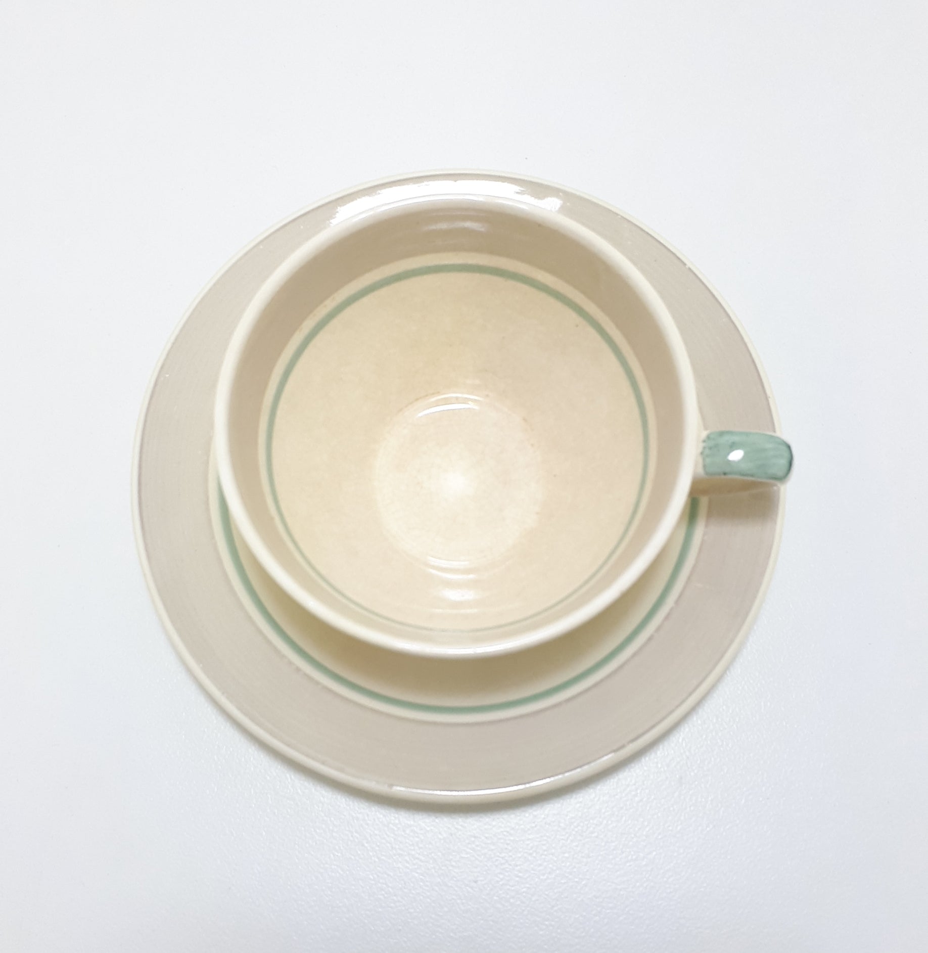 Susie Cooper Tea Duo (Cup & Saucer) –Tiger Lily Pattern