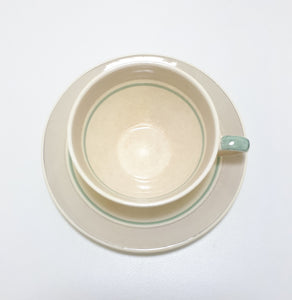 Susie Cooper Tea Duo (Cup & Saucer) –Tiger Lily Pattern