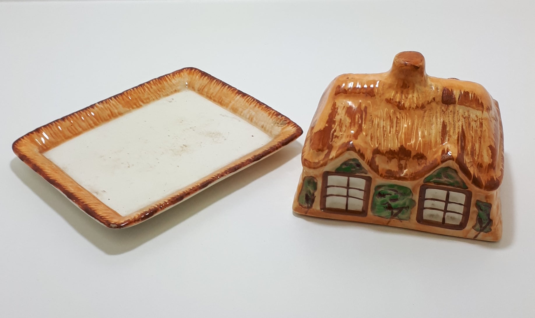 Vintage Cottageware –Westminster Hanley Pottery Butter Dish