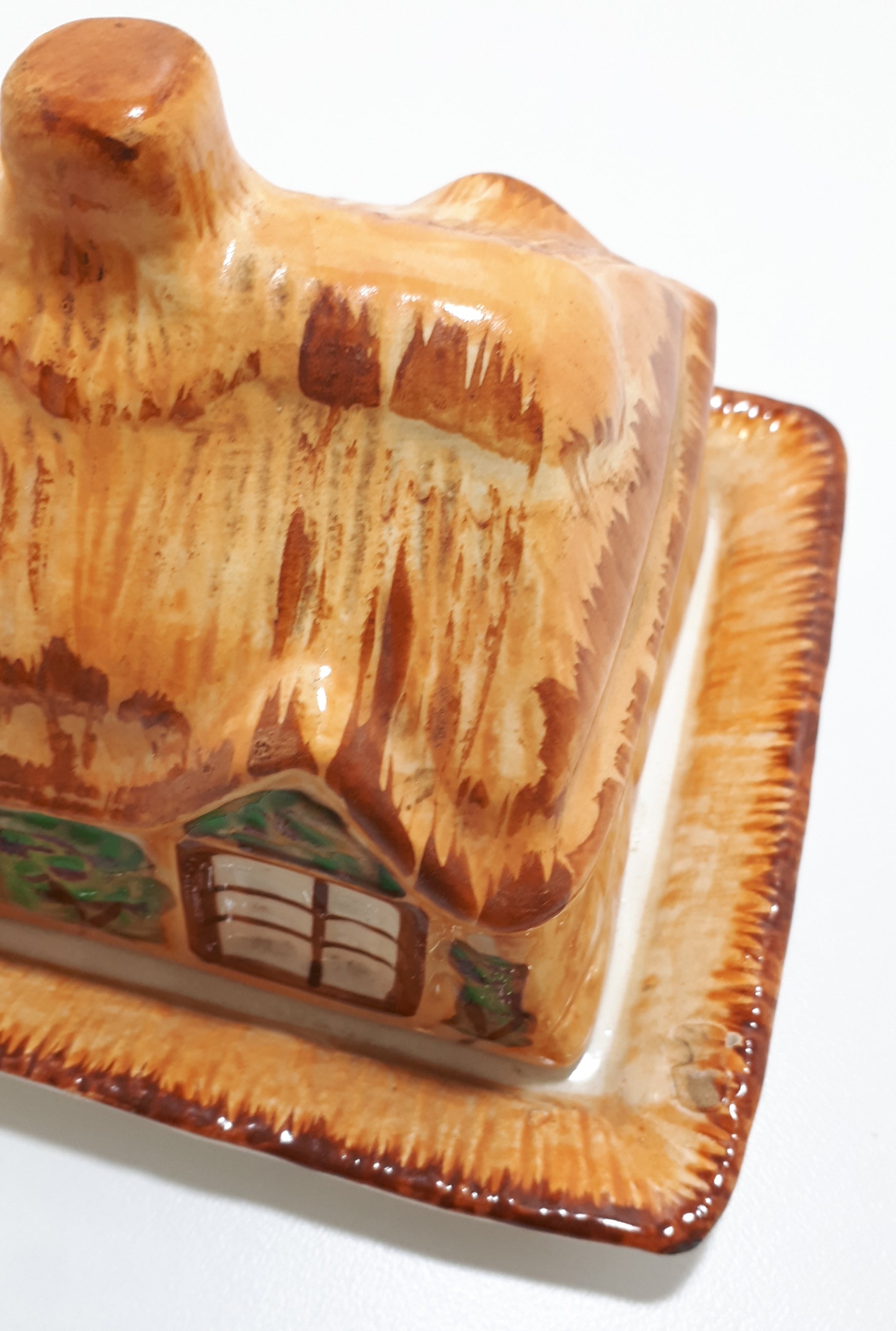 Vintage Cottageware –Westminster Hanley Pottery Butter Dish