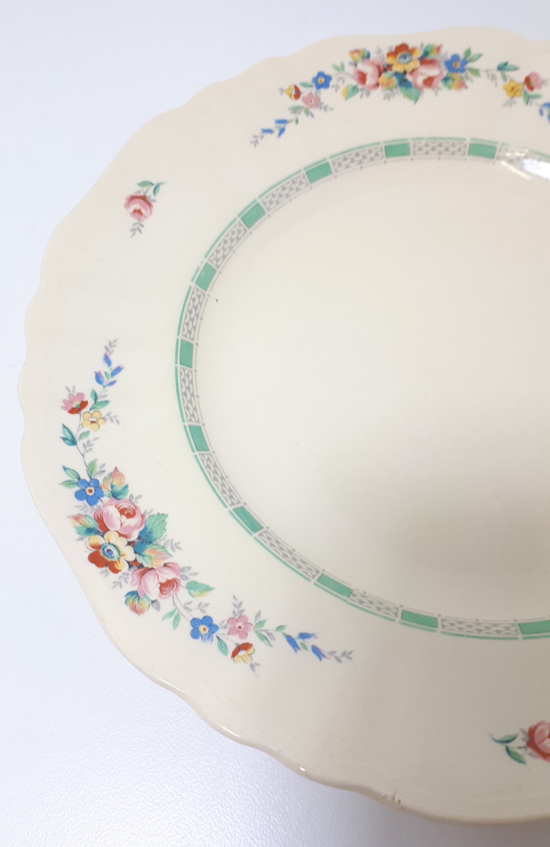 1912+ Antique J&G Meakin Sunshine Series Decorative Dinner Plate