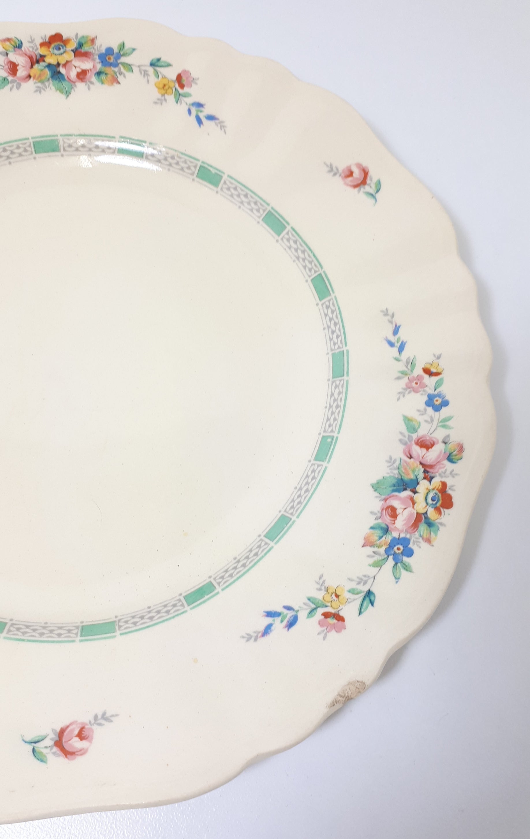 1912+ Antique J&G Meakin Sunshine Series Decorative Dinner Plate