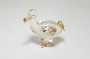 Vintage Hand Blown Dodo Bird Glass Figurine