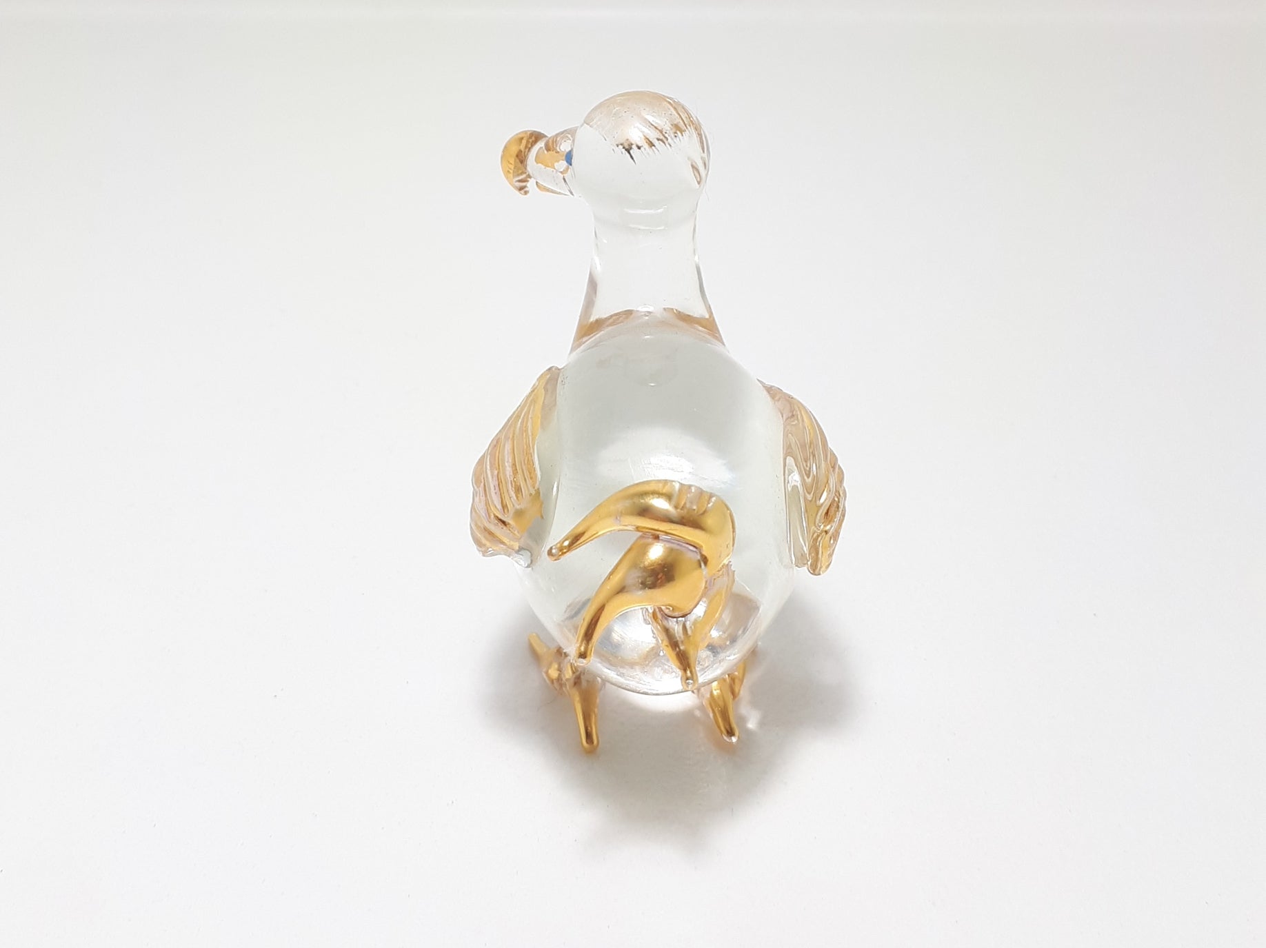Vintage Hand Blown Dodo Bird Glass Figurine