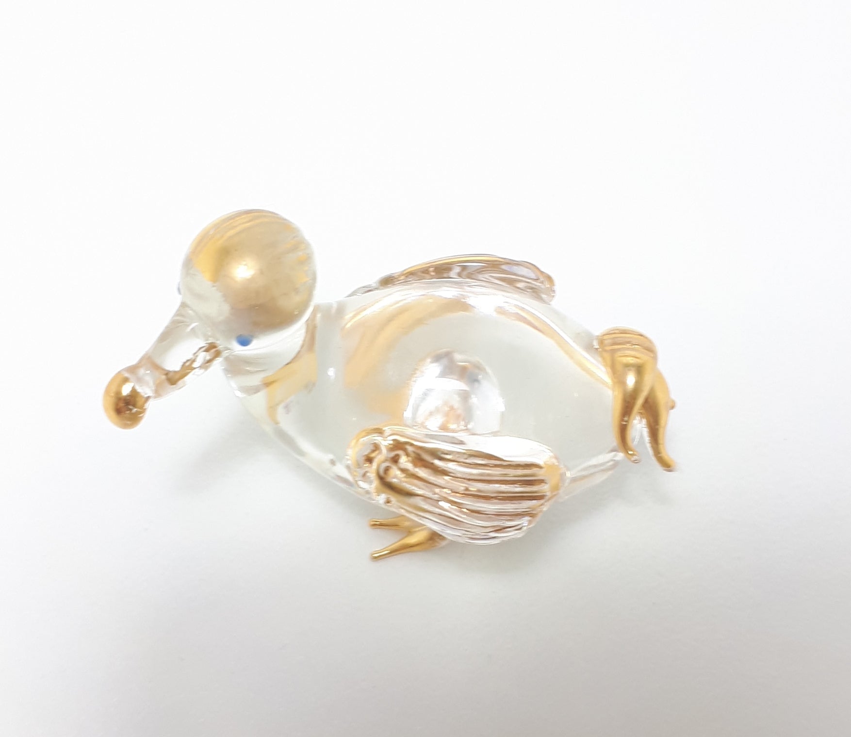Vintage Hand Blown Dodo Bird Glass Figurine
