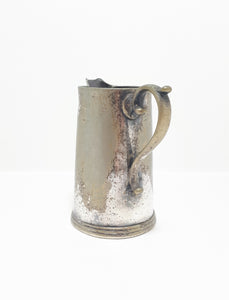 Antique 1896+ Silver Plated Fenton Bros. Ltd Sheffield Creamer / Milk Jug With Edwardian Handle
