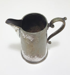 Antique 1896+ Silver Plated Fenton Bros. Ltd Sheffield Creamer / Milk Jug With Edwardian Handle