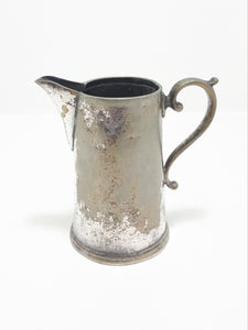 Antique 1896+ Silver Plated Fenton Bros. Ltd Sheffield Creamer / Milk Jug With Edwardian Handle