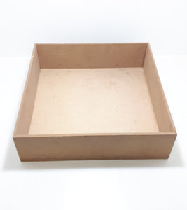 Ready-Made Square Supa Wood Storage Box / Container For Arts & Crafts – 34 cm x 34 cm