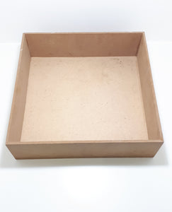 Ready-Made Square Supa Wood Storage Box / Container For Arts & Crafts – 34 cm x 34 cm
