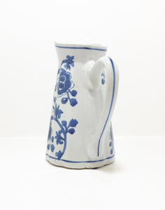Contemporary & Decorative Blue & White Porcelain Floral Display Jug