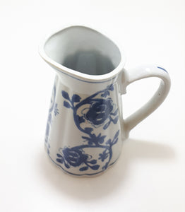 Contemporary & Decorative Blue & White Porcelain Floral Display Jug