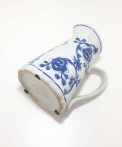 Contemporary & Decorative Blue & White Porcelain Floral Display Jug