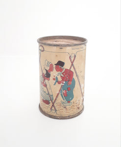 Small Collectable Antique Money Tin