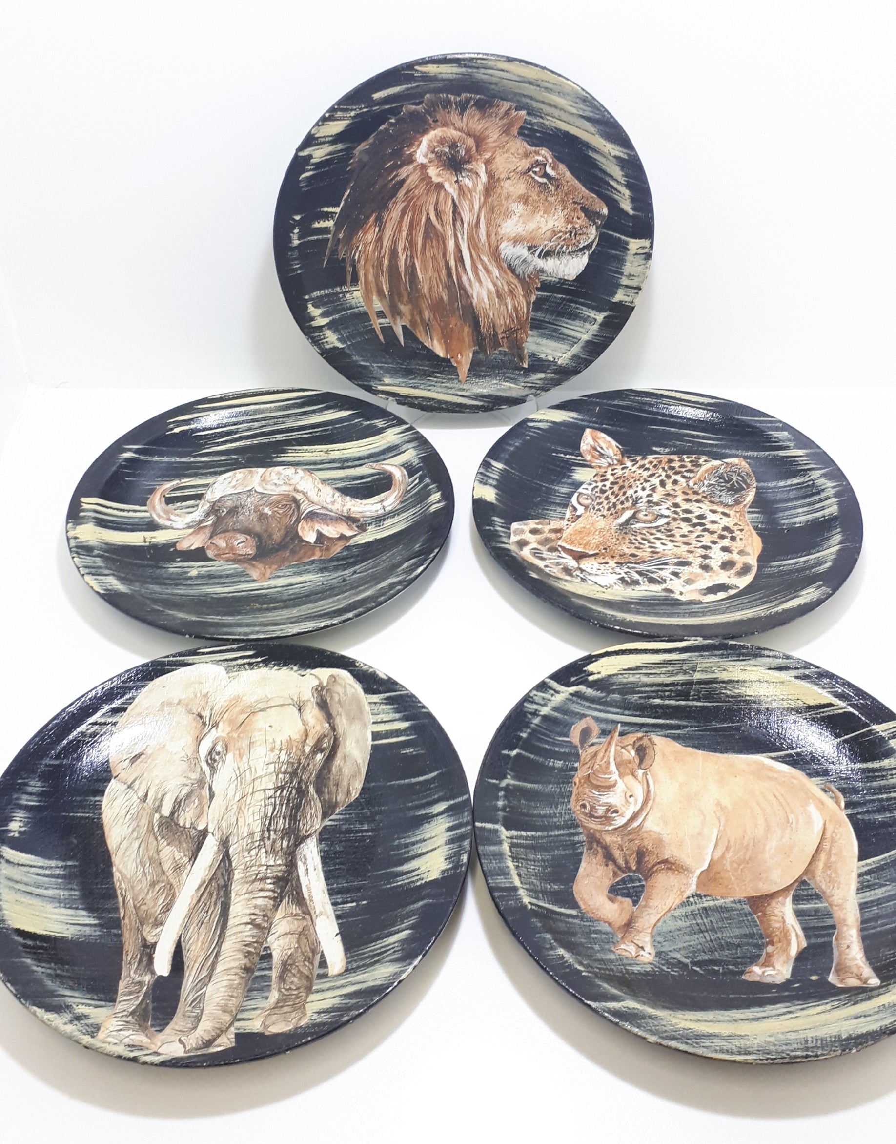 Collectable Set Of Decorative Plates – African Big 5
