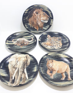 Collectable Set Of Decorative Plates – African Big 5