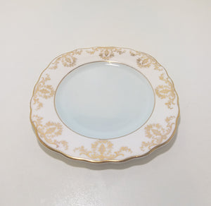 Vintage (1960’s) Pastel Blue, White & Gold Royal Vale Tea Plate– Pattern No. 7355
