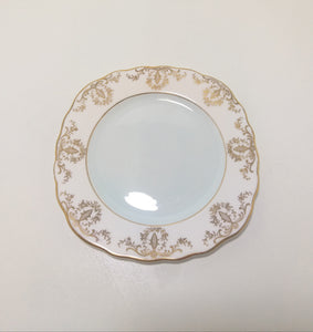 Vintage (1960’s) Pastel Blue, White & Gold Royal Vale Tea Plate– Pattern No. 7355