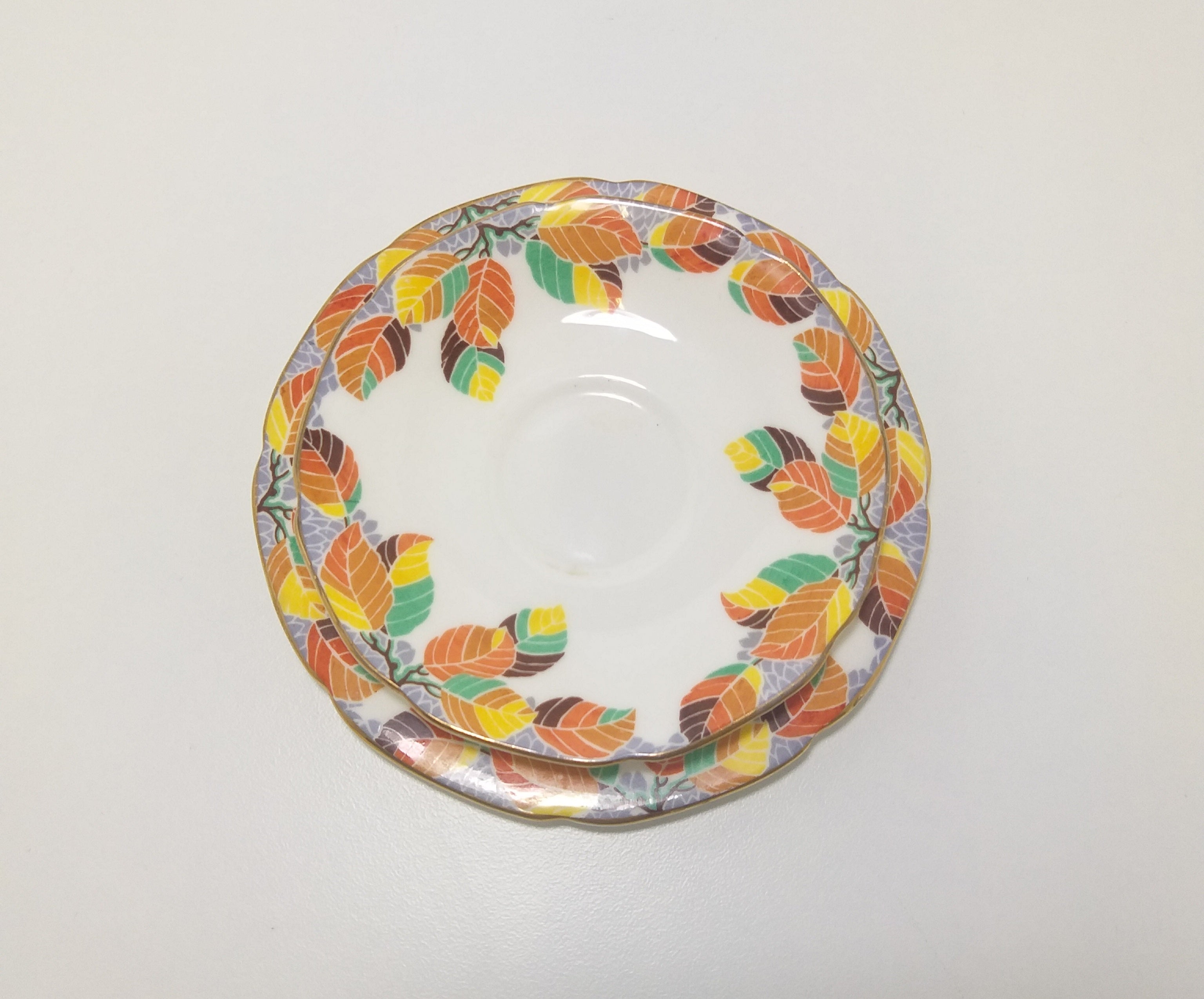 Exquisite Vintage Paragon China Tea Plate & Saucer – Pattern No. X3167 (Untraceable)