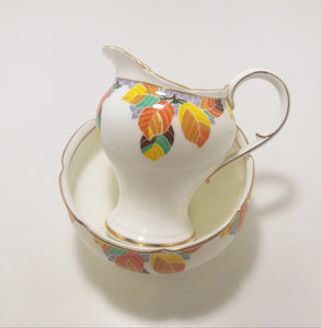 Exquisite Vintage Paragon China Creamer & Open Sugar Bowl – Pattern No. X3167 (Untraceable)