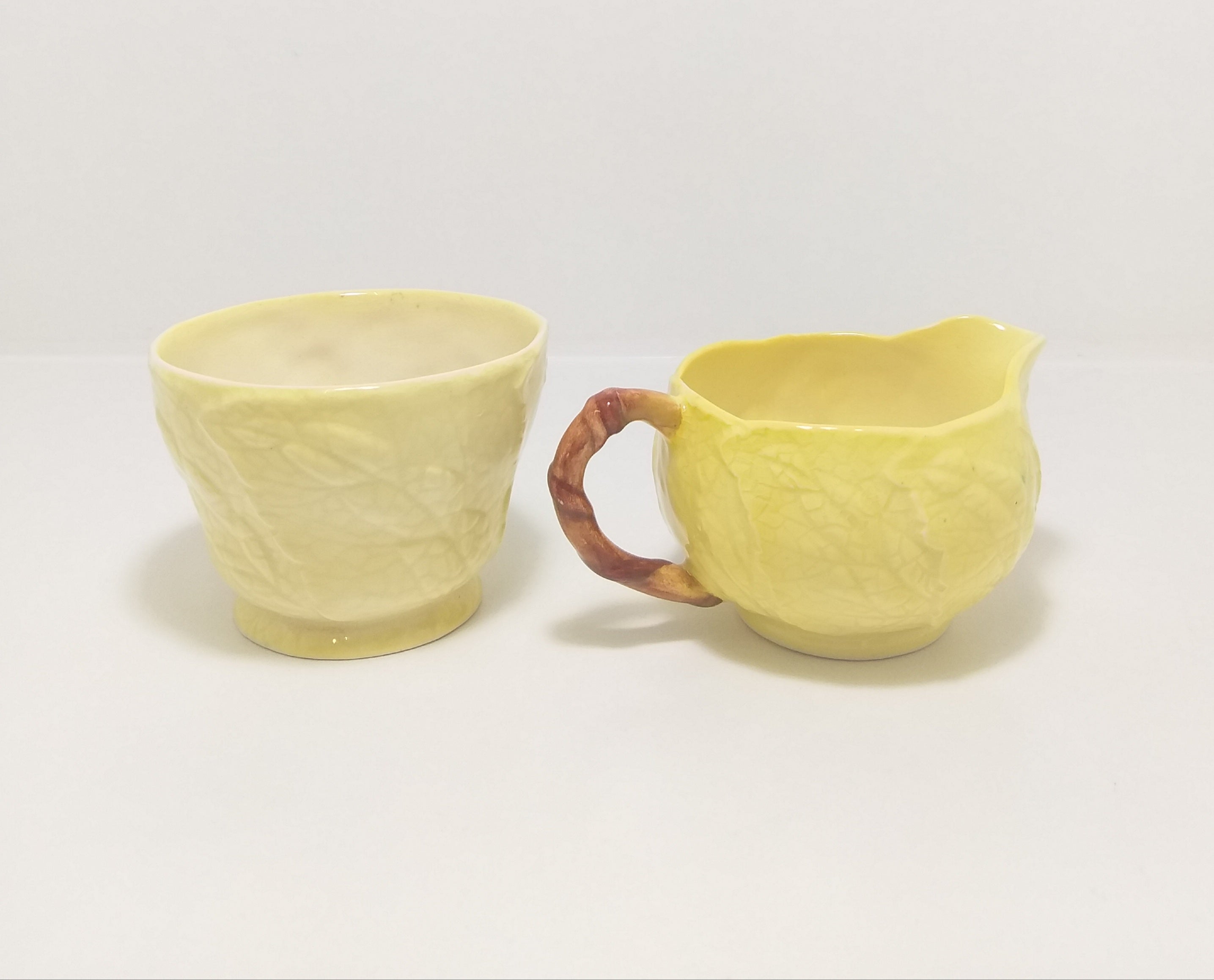 1950’s Vintage Carlton Ware Creamer & Open Sugar Bowl – Foxglove Design
